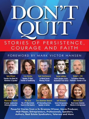cover image of Don't Quit, Stories of Persistence, Courage and Faith